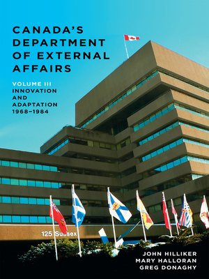 cover image of Canada's Department of External Affairs, Volume 3